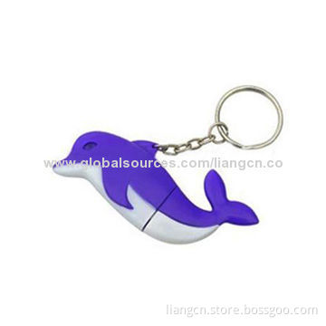 PVC Penguin-shaped USB Flash Drive for Gifts